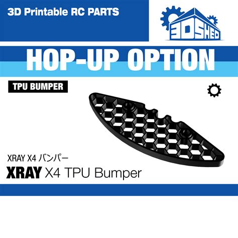 Stl File Tpu Bumper Xray X4 🩻 ・3d Printing Template To Download・cults