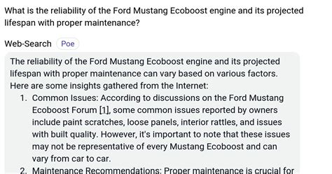 What Is The Reliability Of The Ford Mustang Ecoboost Engine And Its