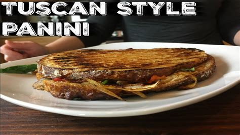 How To Make A Tuscan Style Panini Cooking Show Youtube