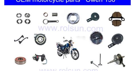 Motorcycle Parts Keeway Owen 150 Motorcycle Spare Parts