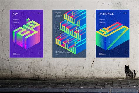 Geometric Posters Vol.1 on Behance