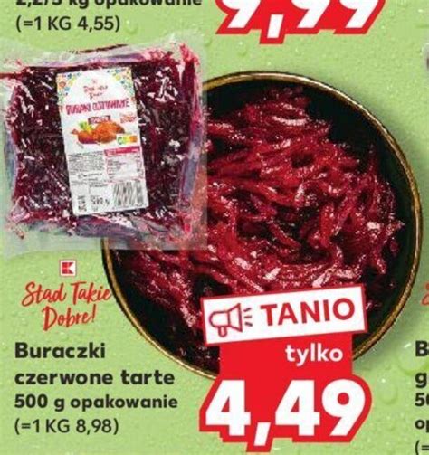 Promocja Buraczki Czerwone Tarte 500g Kaufland