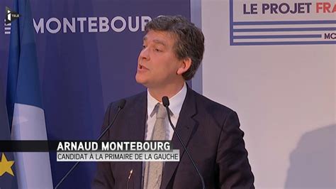 A Son Tour Arnaud Montebourg Pr Sente Son Programme Youtube