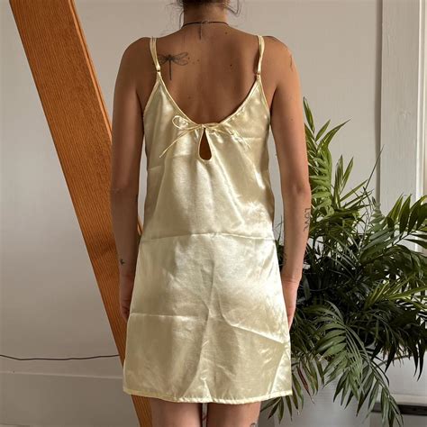 Cute Lingerie Silk Dress Model Is Thrifted Depop