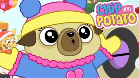 Chip And Potato Chips Birthday Snow School Chip Cartoons For