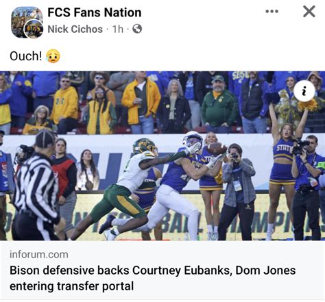 2022 Non UND FCS Thread Page 46 Football SiouxSports Forum