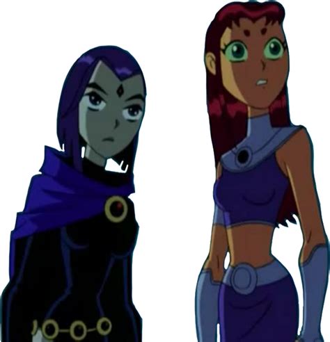 Starfire And Raven 2003 Vector By Homersimpson1983 On Deviantart