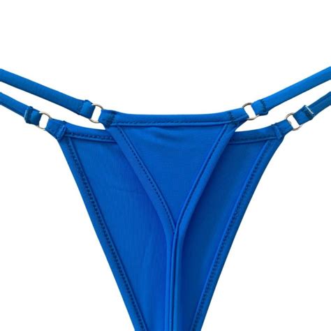 Azure Blue Mini Bikini Bottom Micro Gigi