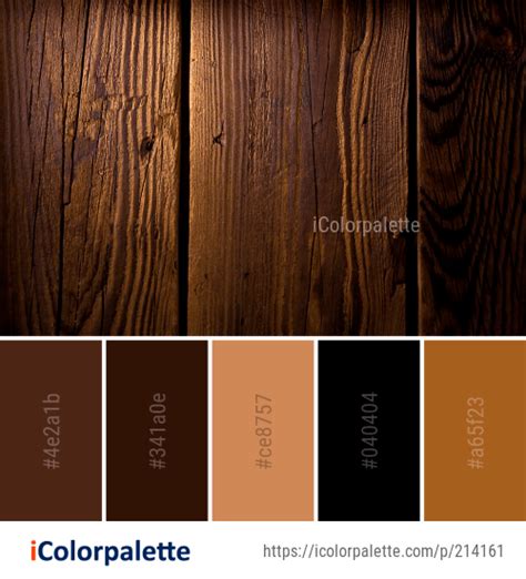 Color Palette Ideas from Wood Stain Brown Image | iColorpalette ...