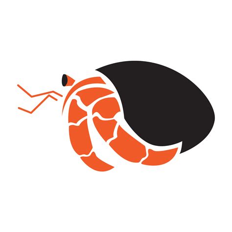 abstract hermit crabs logo vector icon illustration design 5543953 ...