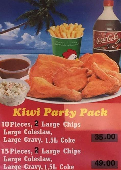 Menu At Chicken Express Restaurant Auckland