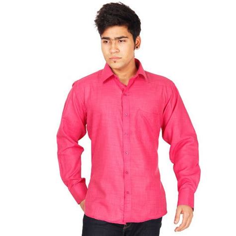 Cotton Collar Neck Crocks Club Mens Plain Shirt Size M Xxl At Rs 350