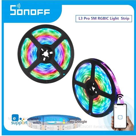 Sonoff Led Strip L Pro Rgbic Smart Wifi Meters Addressable