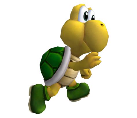 File Ssbb Koopa Troopa Trophy Model Png Super Mario Wiki The Mario Encyclopedia