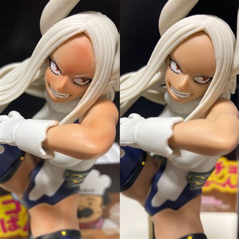 国産米2使用 On Twitter いつものフィギュアちょいリペ🖌 僕のヒーローアカデミア ミルコ アメイジングヒーローズ 左after