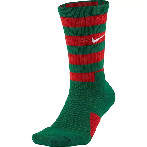 Nike Elite Holiday Xmas Basketball Crew Socks | Academy