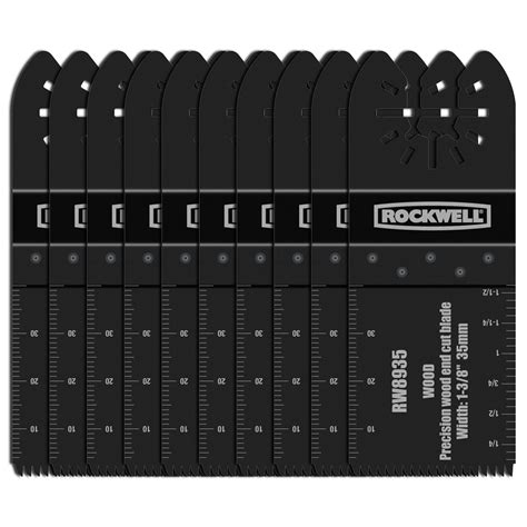 Universal Fit 1 38 Precision Oscillating Tool Blades 10 Pack