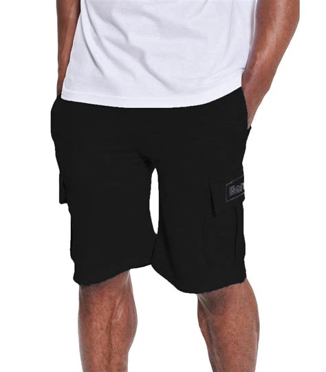 Mens Fleece Cargo Shorts Combat Jogging Elasticated Waist Jersey Plain Gym Pants Ebay