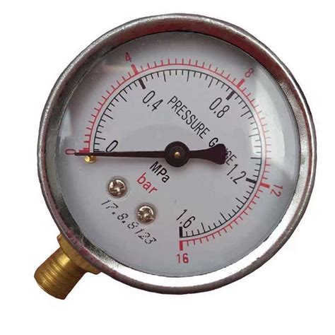 16Bar Y60 Radial Metal Manometer Pressure Gauge Air Compressor Air Pump