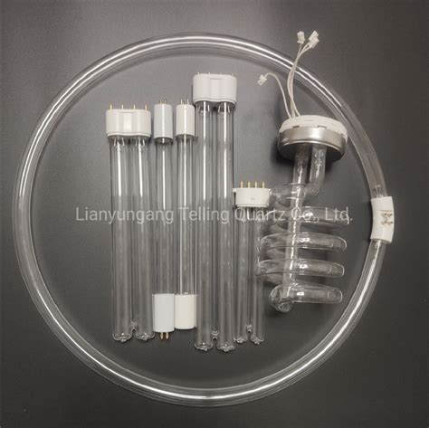 Custom Various Uv Germicidal Lamp Uvc Quartz Tube Sterilizing Lamp