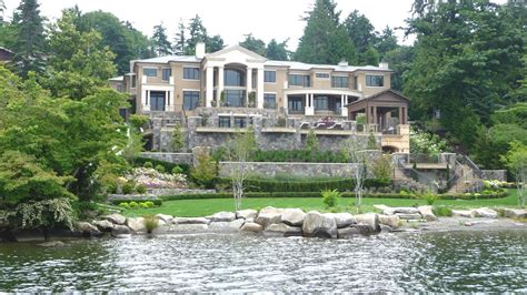 Seattle Mansions Mercer Island Mansion Auction