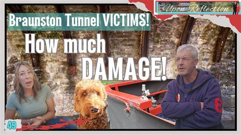 Braunston Tunnel Mishap Narrowboat Living Gone Wrong Youtube