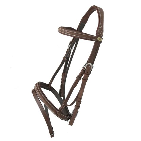 Leather Bridle With Fancy Stitching Horse Pride