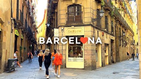 [4k]🇪🇸 Spain Walk Barcelona Exploring Gothic Quarter Barri Gòtic Lunch At Michelin⭐caelis