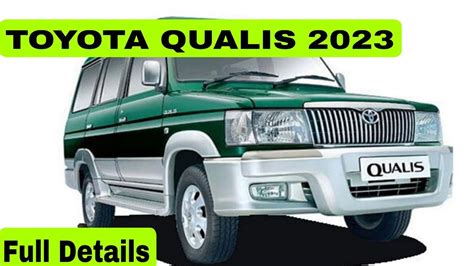 Toyota Qualis 2023 Hybrid Suv Features Looks Launch Date Detail Review Youtube