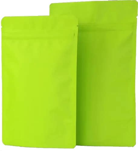 Matte Green Stand Up Zipper Pouch At Rs Piece Stand Up Zipper