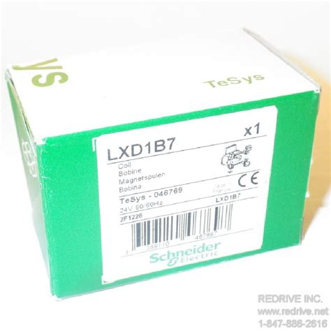 Lxd1b7 Schneider Electric 24vac Coil For Lc1d Lc2d Contactors