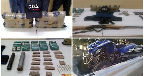 ZETA Decomisan armas y droga a presuntos integrantes del Cártel de