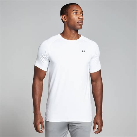 T Shirt Dentra Nement Manches Courtes Mp Pour Hommes Blanc