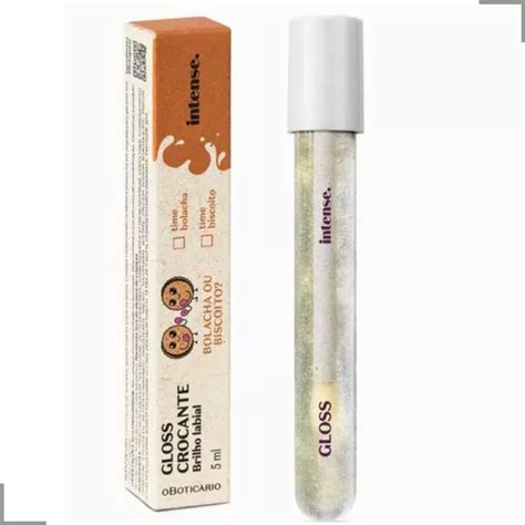 Gloss Crocante Brilho Labial Intense Biscoito Ou Bolacha Ml Mercadolivre