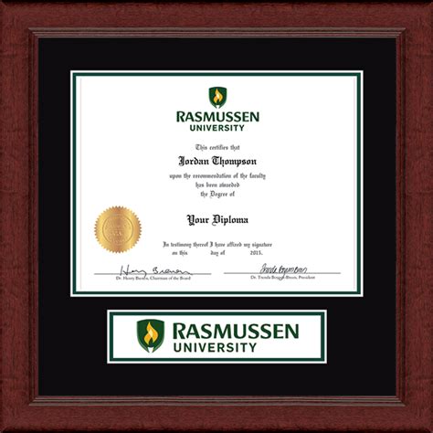 Lasting Memories Banner Diploma Frame In Sierra Rasmussen University