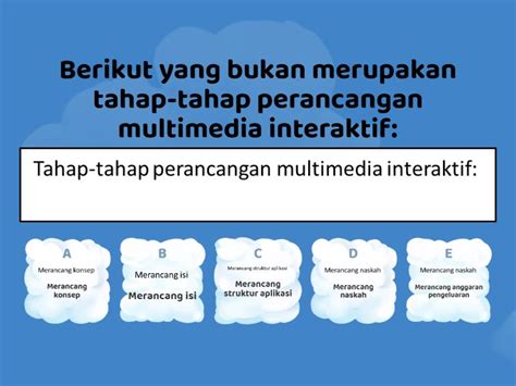 Desain Perancangan Alur Multimedia Interaktif Quiz