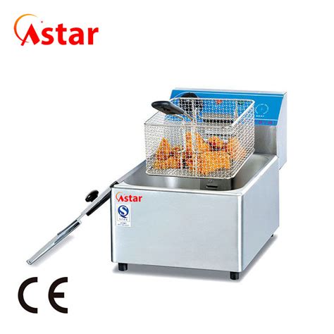 Stainless Steel Commercial Electric Potato Chips Fryer For Cooking