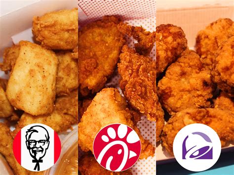 We ranked chicken nuggets from 6 fast-food chains. Taco Bell's new