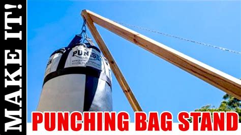 Diy Punching Bag Stand To Get A Great Workout At Home Blitsy