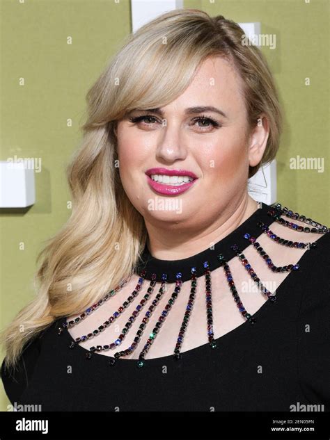 Hollywood Los Angeles California Usa May 08 Actress Rebel Wilson Wearing Christopher Kane