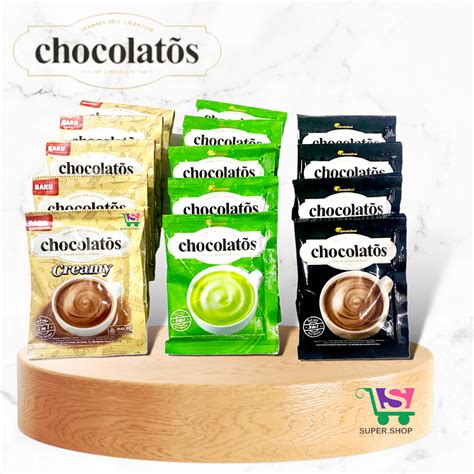 Jual Chocolatos Drink Chocolate Matcha Creamy Isi 10pcs Bubuk