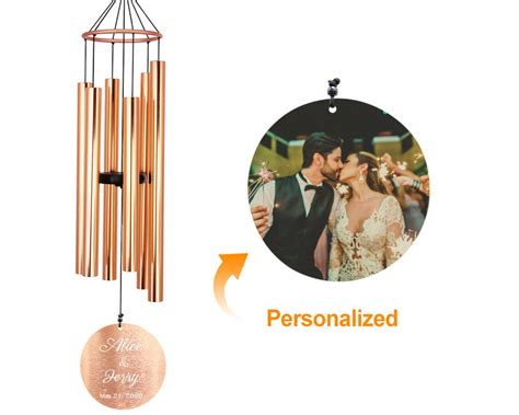 Personalized Anniversary Wind Chimes Gift for wifehusband | Etsy