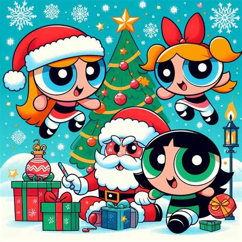 Pin By Andrea O Banner On Bing Art Christmas Girl Powerpuff Girls