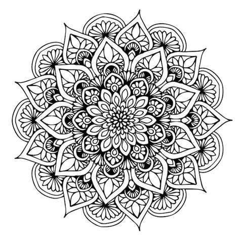 Mandalas Para Colorir Livro Forma De Flor Artofit