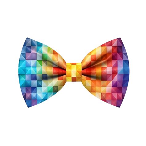 Colorful Bow Tie Clipart Illustration Ai Generated 25246468 Png