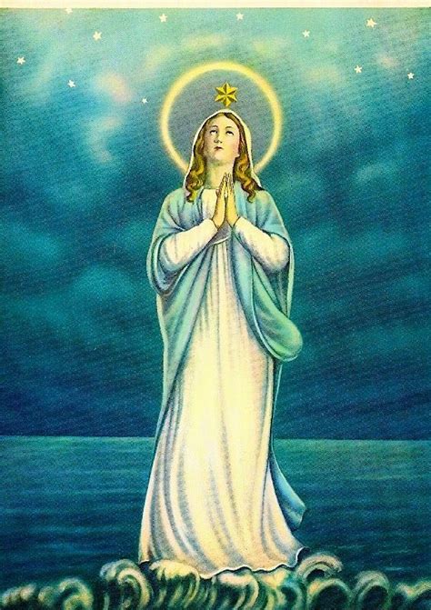 Stella Maris Mar A Estrella Del Mar Virgin Mary Art Blessed