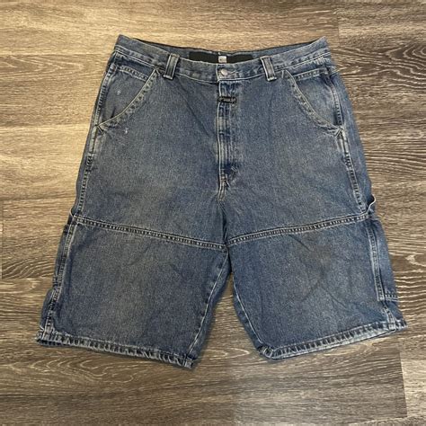 Vintage Blue Denim Carpenter Girbaud Jorts Super Depop