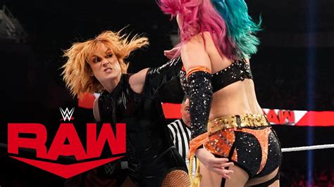 Asuka Vs Becky Lynch Raw May 23 2022 Youtube