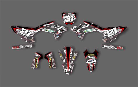 Kit D Co Honda Crf Camouflage Boutique Kit D Co Moto