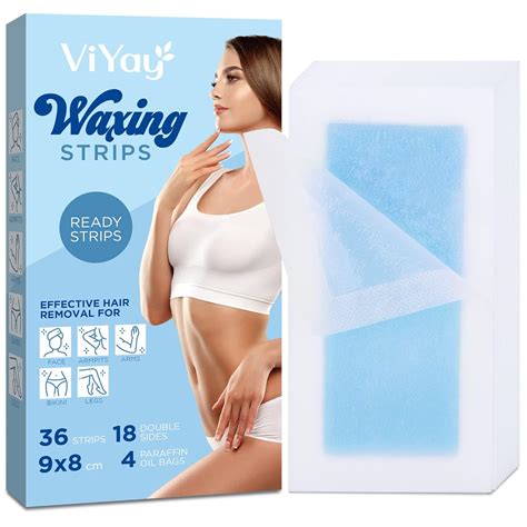 Amazon Wax Strips Hair Removal For Women Large Waxing Strips For